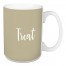 Treat in Beige 15 oz Mug