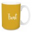 Treat in Mustard 15 oz Mug