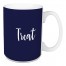 Treat in Navy 15 oz Mug
