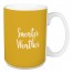 Sweater Weather in Mustard 15 oz Mug