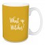 What Up Witches? in Mustard 15 oz Mug