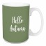 Hello Autumn in Green 15 oz Mug