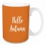 Hello Autumn in Orange 15 oz Mug
