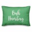 Bah Humbug in Light Green 14x20 Spun Poly Pillow