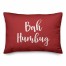 Bah Humbug in Red 14x20 Spun Poly Pillow