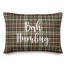 Bah Humbug in Tartan Plaid 14x20 Spun Poly Pillow