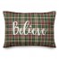 Believe in Tartan Plaid 14x20 Spun Poly Pillow