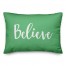 Believe in Light Green 14x20 Spun Poly Pillow