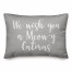 We Wish You A Meowy Catmas in Gray 14x20 Spun Poly Pillow