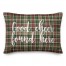 Good Cheer Found Here in Tartan Plaid 14x20 Spun Poly Pillow