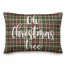 Oh Christmas Tree in Tartan Plaid 14x20 Spun Poly Pillow