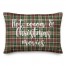 Hot Cocoa And Christmas Movies in Teal 14x20 Spun Poly Pillow