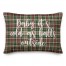 Baby It's Cold As Balls Outside in Tartan Plaid 14x20 Spun Poly Pillow