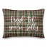 Drink 'Til You're Jolly in Tartan Plaid 14x20 Spun Poly Pillow