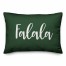 Falala in Dark Green 14x20 Spun Poly Pillow