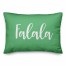 Falala in Light Green 14x20 Spun Poly Pillow