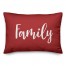 Family in Red 14x20 Spun Poly Pillow