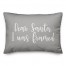 Dear Santa, I Was Framed in Gray 14x20 Spun Poly Pillow
