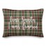 Dear Santa, I Was Framed in Tartan Plaid 14x20 Spun Poly Pillow
