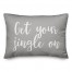 Get Your Jingle On in Gray 14x20 Spun Poly Pillow