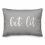 Get Lit in Gray 14x20 Spun Poly Pillow