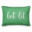 Get Lit in Light Green 14x20 Spun Poly Pillow