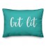 Get Lit in Teal 14x20 Spun Poly Pillow