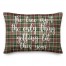 The Tree Isn't The Only Thing Getting Lit This Year in Tartan Plaid 14x20 Spun Poly Pillow