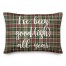 I've Been Good(ish) All Year in Tartan Plaid 14x20 Spun Poly Pillow