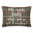 Who Needs Santa When You've Got Grandpa? in Tartan Plaid 14x20 Spun Poly Pillow