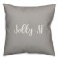 Jolly AF in Gray 18x18 Spun Poly Pillow