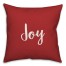 Joy in Red 18x18 Spun Poly Pillow