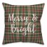Merry & Bright in Tartan Plaid 18x18 Spun Poly Pillow