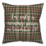 I'm Only A Morning Person On December 25 in Tartan Plaid 18x18 Spun Poly Pillow