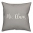 Mr. Claus in Gray 18x18 Spun Poly Pillow
