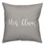 Mrs. Claus in Gray 18x18 Spun Poly Pillow
