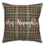 Mrs. Naughty in Tartan Plaid 18x18 Spun Poly Pillow