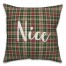 Nice in Tartan Plaid 18x18 Spun Poly Pillow