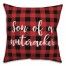 Sun Of A Nutcracker in Buffalo Check Plaid 18x18 Spun Poly Pillow