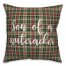Sun Of A Nutcracker in Tartan Plaid 18x18 Spun Poly Pillow