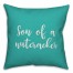Sun Of A Nutcracker in Teal 18x18 Spun Poly Pillow