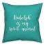 Don’t Get Your Tinsel In A Tangle in Teal 18x18 Spun Poly Pillow
