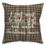 Bake Stuff And Watch Christmas Movies in Tartan Plaid 18x18 Spun Poly Pillow Cover