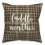 Cuddle Weather in Tartan Plaid 18x18 Spun Poly Pillow Cover