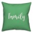 Family in Light Green 18x18 Spun Poly Pillow Cover