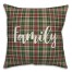 Family in Teal 18x18 Spun Poly Pillow Cover