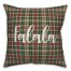 Falala in Tartan Plaid 18x18 Spun Poly Pillow Cover