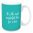 It's The Most Wonderful Time For A Beer in Teal 15 oz Mug