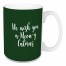 We Wish You A Meow-y Catmas in Dark Green 15 oz Mug