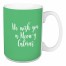 We Wish You A Meow-y Catmas in Light Green 15 oz Mug